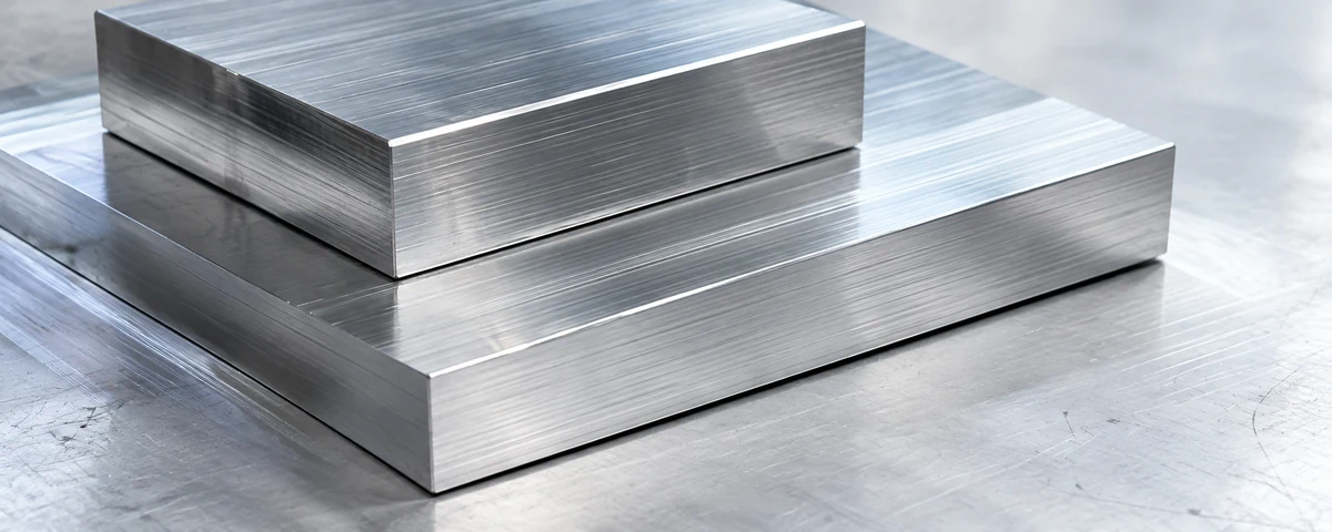 Illustrative aluminum stock plates