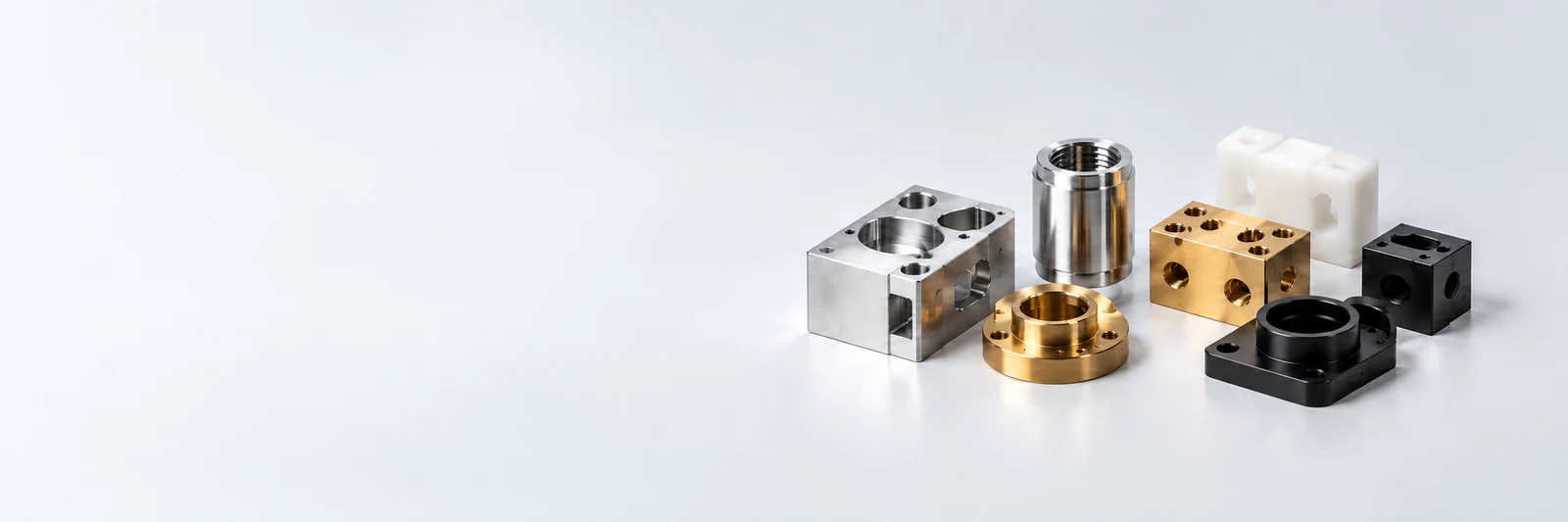 Illustrative precision-machined component and manufacturing setting