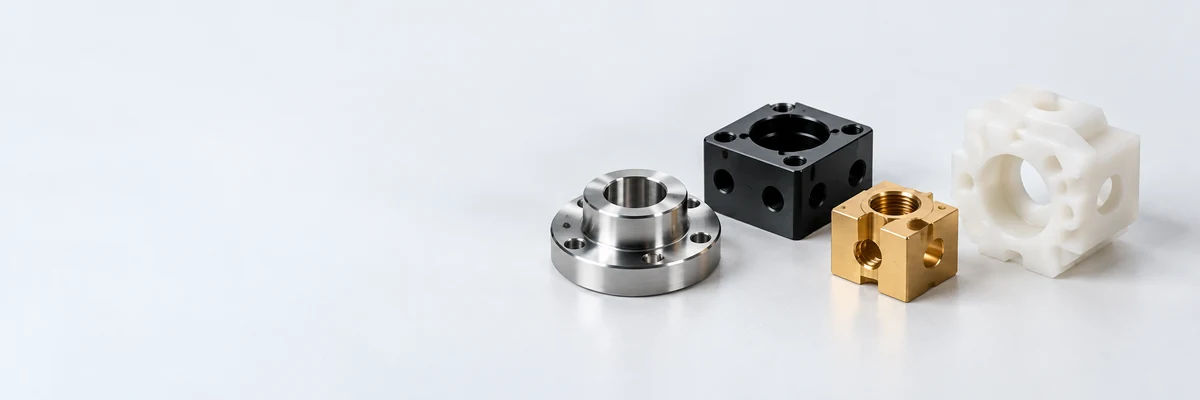 A selection of metal and engineering plastic components